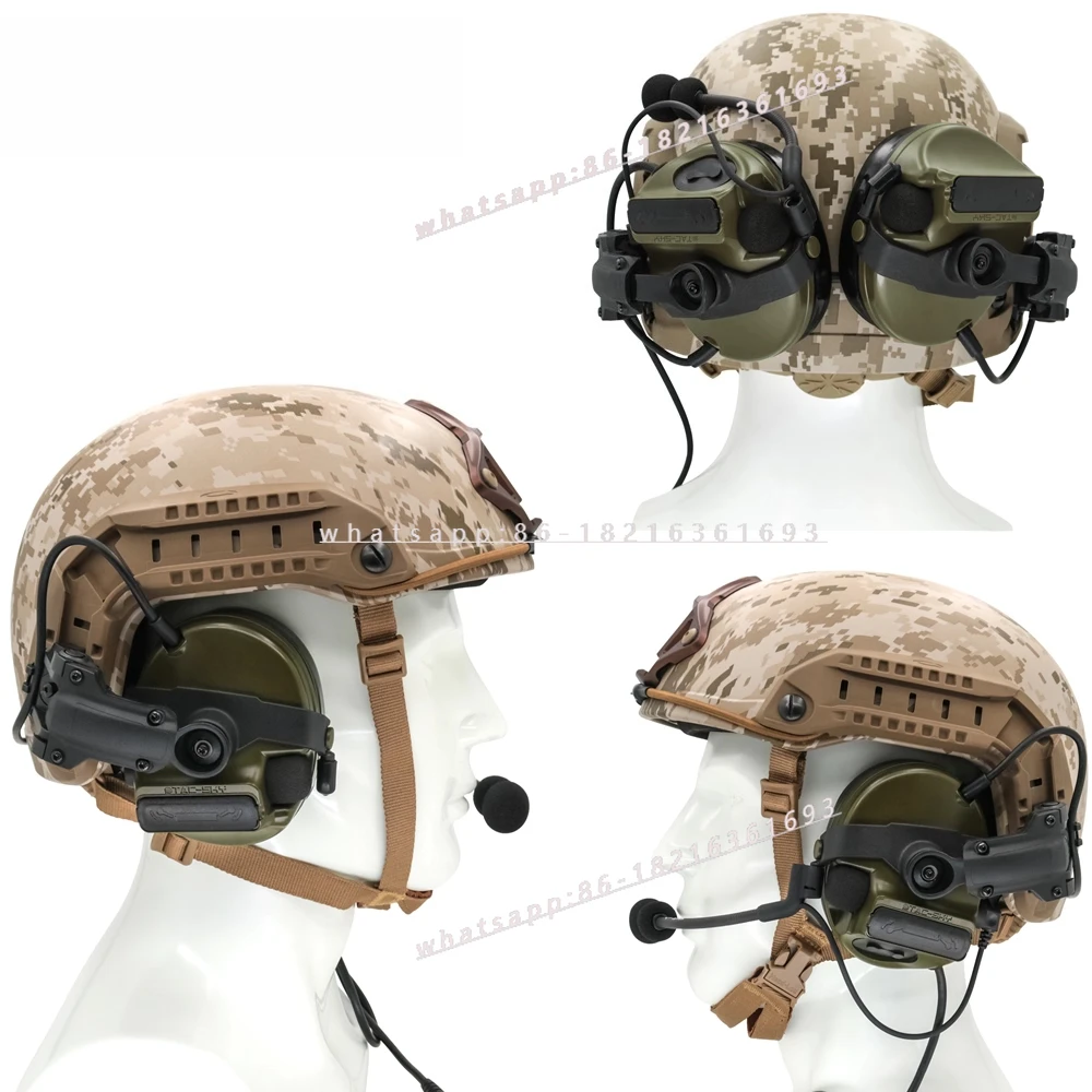 Limited Offer   III Noise Cancelling Microphone Function Headphone Helmet Rear Stand Version