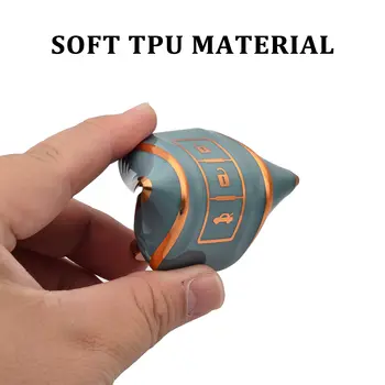 DUDELY 遙控鑰匙殼 3鍵 適用於三菱藍瑟EX 免鑰匙進入遙控器 汽車警報器外殼 右側刀片槽 10 最佳銷售 三菱鑰匙圈套 - №7