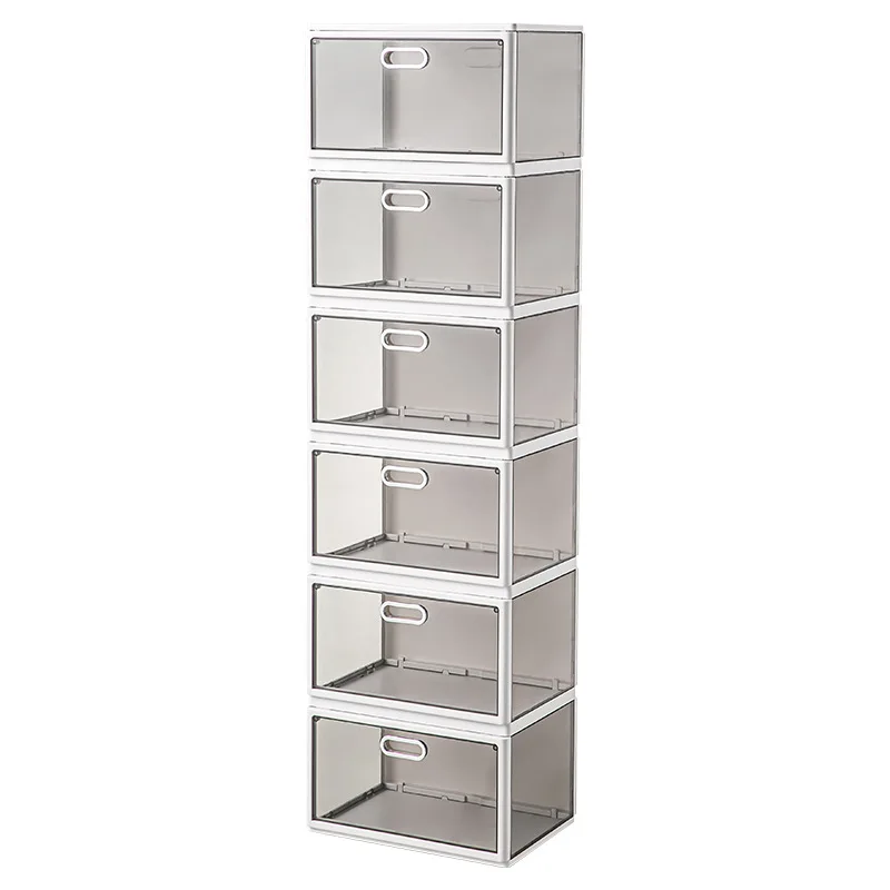 

Foldable Shoes Box Dustproof Plastic Shoe Box Stackable Cabinet Storage Box Shoes Organizers Shoe Rack Cabinets Cupboards