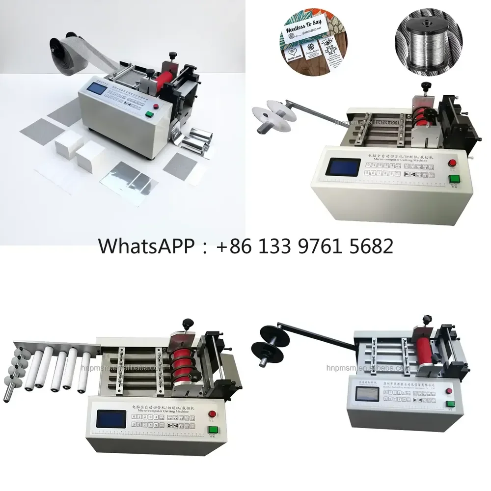WSQ Automatic Slitting and Cutting Machine for Thread Wire PE Pipe Polyester Film Board