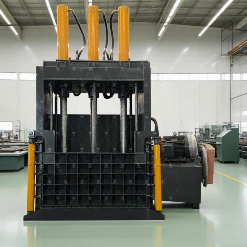 Vertical Baler Machine for Cardboard Pet Bottles Plastic Compactor High Speed Paper Baler Custom