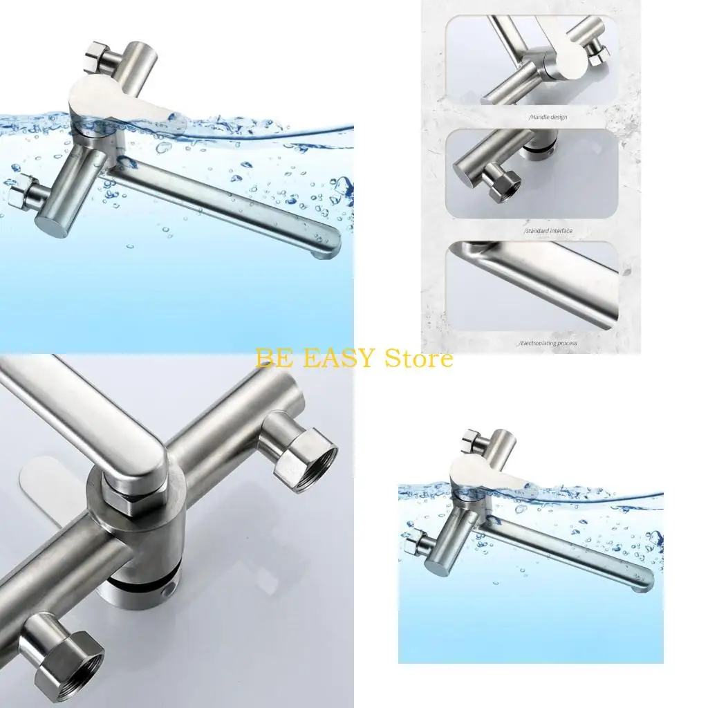 

E28f настенный настенный кухонный кран для одного рычага раковина вода вращается