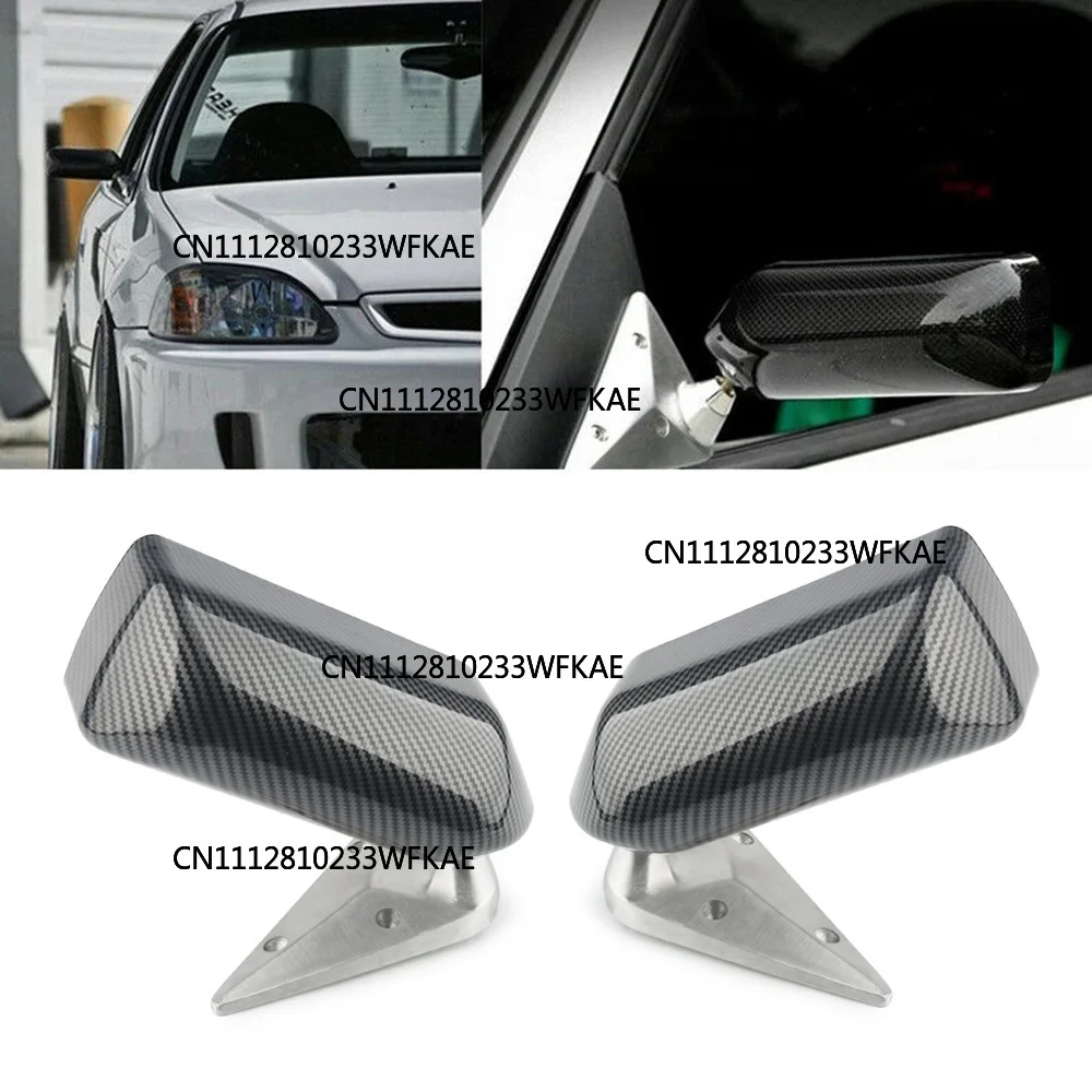 2-pezzi-nuovo-specchietto-retrovisore-universale-per-auto-stile-retro-quadrato-f1-con-superficie-dello-specchio-blu-e-supporto-in-metallo