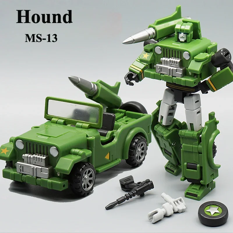 

IN STOCK Transformation MFT MechanicToy Planet Hot Soldiers MS13 MS-13 MS13D Hound Detective Jeep G1 Action Figure Toy Gift