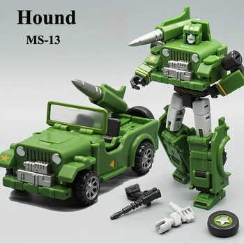 In Stock Transformation MFT MechanicToy Planet Hot Soldiers MS13 MS-13 MS13D Hound Detective Jeep G1 Action Figure Toy Gift