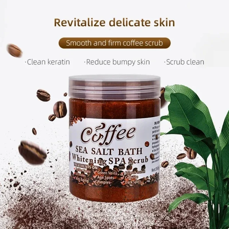 DRMEINAIER-exfoliante corporal para la piel, tratamiento de brillo exfoliante, café, 2023