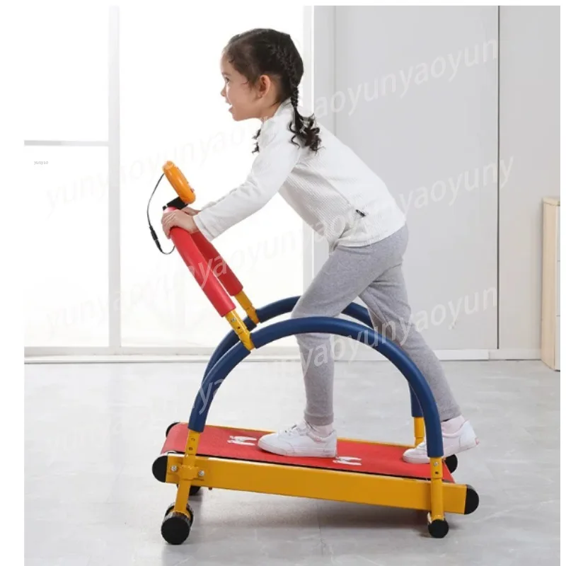 Kids Indoor Fitness Bike Treadmill Home Sensory Training Sports Equipment for Kindergarten Children Workout (64 Chars)