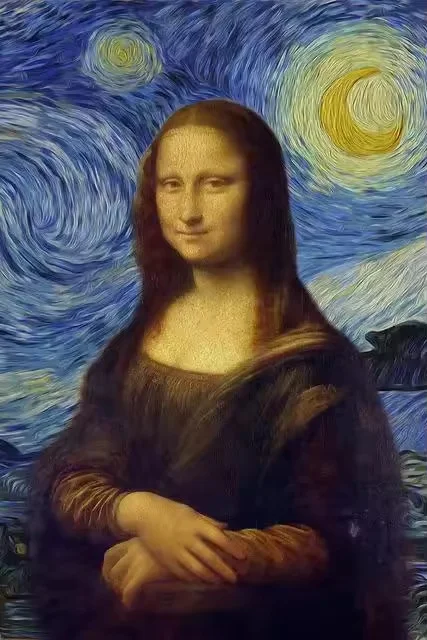 NONE Mona Lisa Badezimmer-Wandkunst-Poster, Drucke, Toilette, Humor, lustiges Davinci-inspiriertes Badezimmer, Vintage-Stil, schlechter Geruch, Leinwandgemälde, Dekor 3