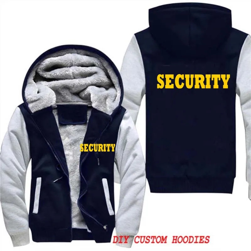 Security Men's Hoodies Sweatshirts Male Coat Winter Thick Fleece Hooded Tracksuits 2026 Jacket Oversized Hoodie Parkas clothes