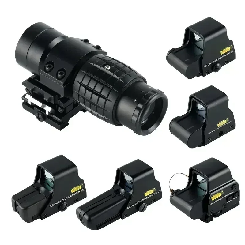 Tactical Optics 3X Magnifier Scope Sight with Flip-up Mount 553 558 Red Green Dot Sights for 20mm Rail Hunting Firearms Airsoft - view 3