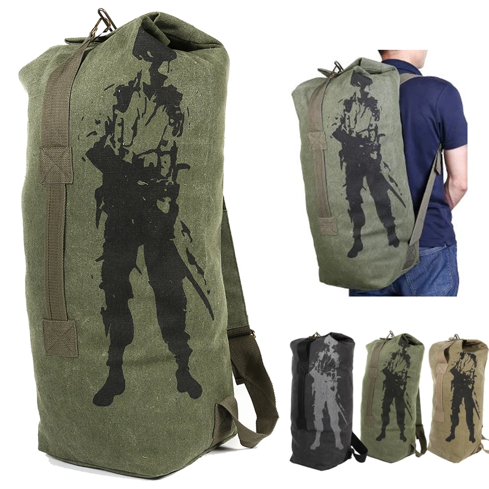 Grande capacidade saco de viagem dos homens mochila montanhismo masculino militar caça balde saco mochilas tático