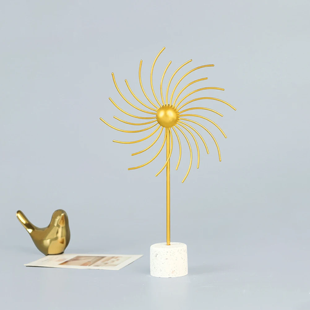 

Iron Windmill Ornaments Desk Decor Metal Office Gifts Durable Safe Unique Stylish Manual Craft High Quality Children Birthday