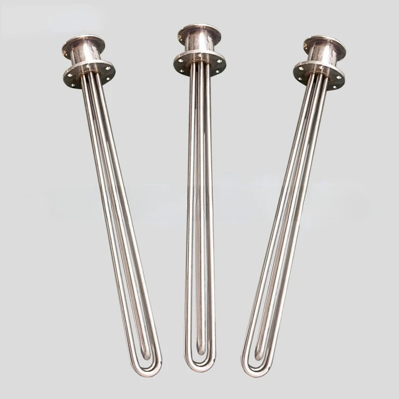 Temperature control flange electric heating rod flange