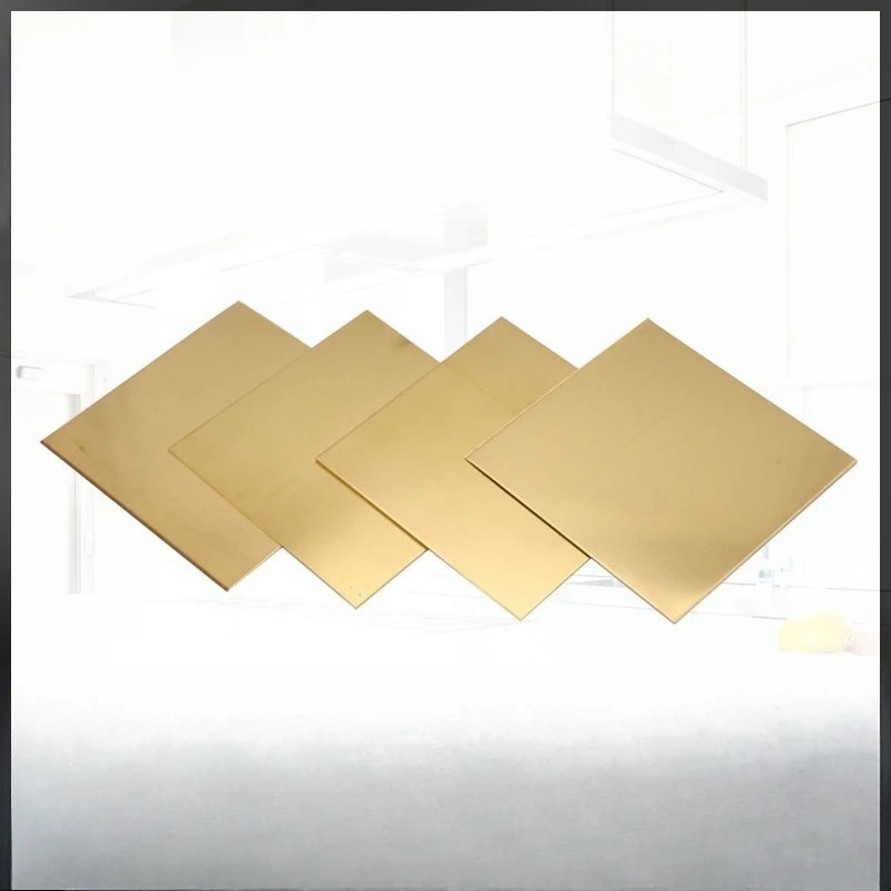 H62 Brass Plate Sheet 0.5-6mm Thickness Custom Copper Processing for Gasket Washer