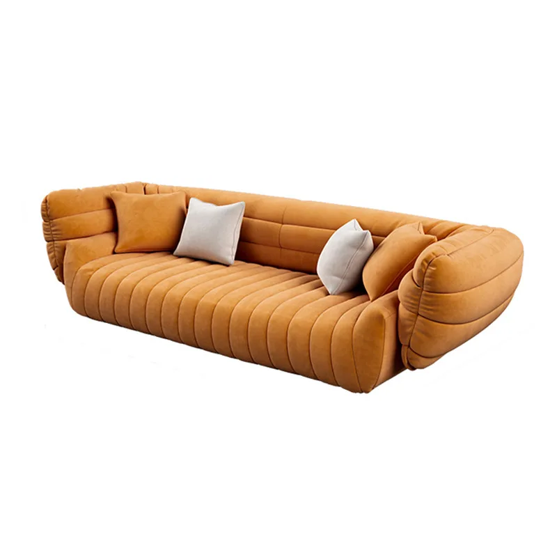 

-xx Contemporary Living Sitting Room Lounge Modern Set Furniture Minimalist L Shaped Sectional White Linen Fabric Modular Sofa&