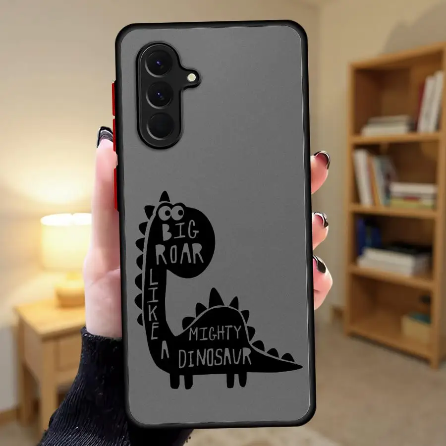 Dino Roar Mama Saurus Case for Samsung Galaxy A53 A34 A36 A17 A52 A73 A33 A35 A52S A72 A54 A56 A55 A16 A15 A14 A23 Phone Cover