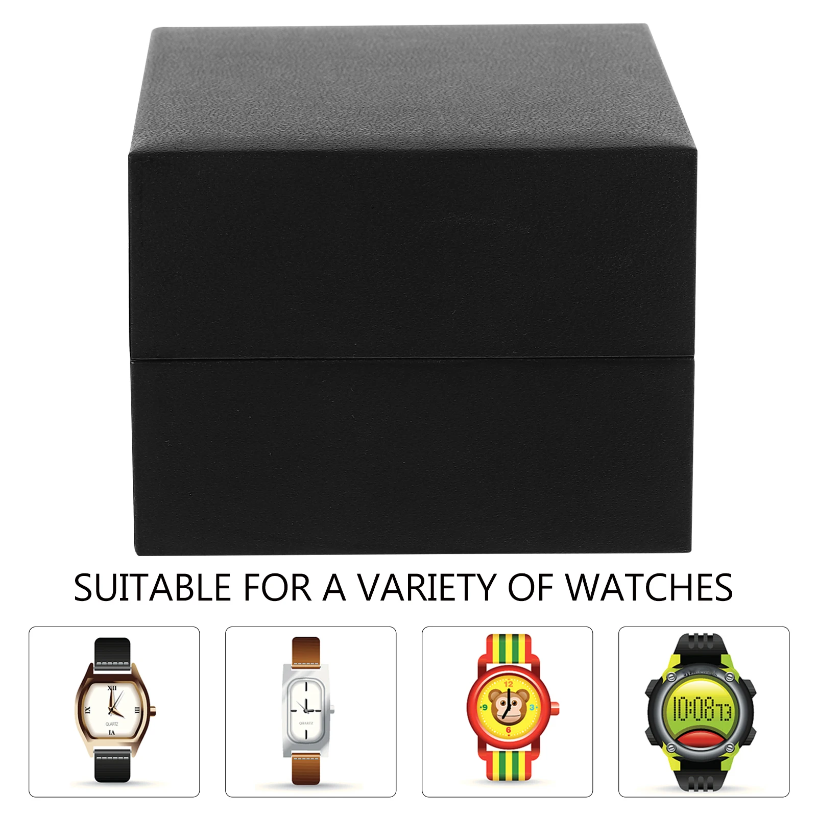 

Premium Single Slot Watch Box Flipping Display Storage Case Travel Jewelry Packaging Durable Watch Container Stylish Flipping
