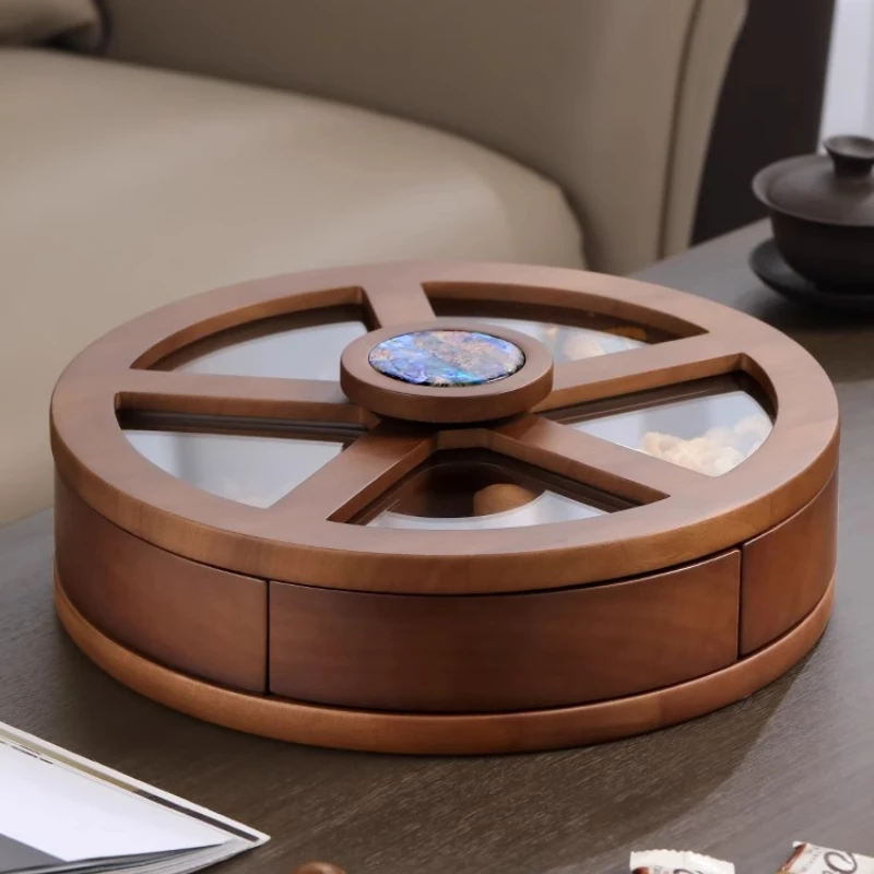 high-end dried fruit box, living room household tea table and fruit plate, high-end storage box, exquisite and high-value