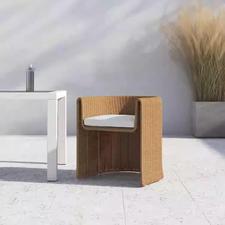 

Outdoor Outdoor Terrace Villa High-grade Dining Chair Creative Rattan Chair Outdoor Rattan Chair