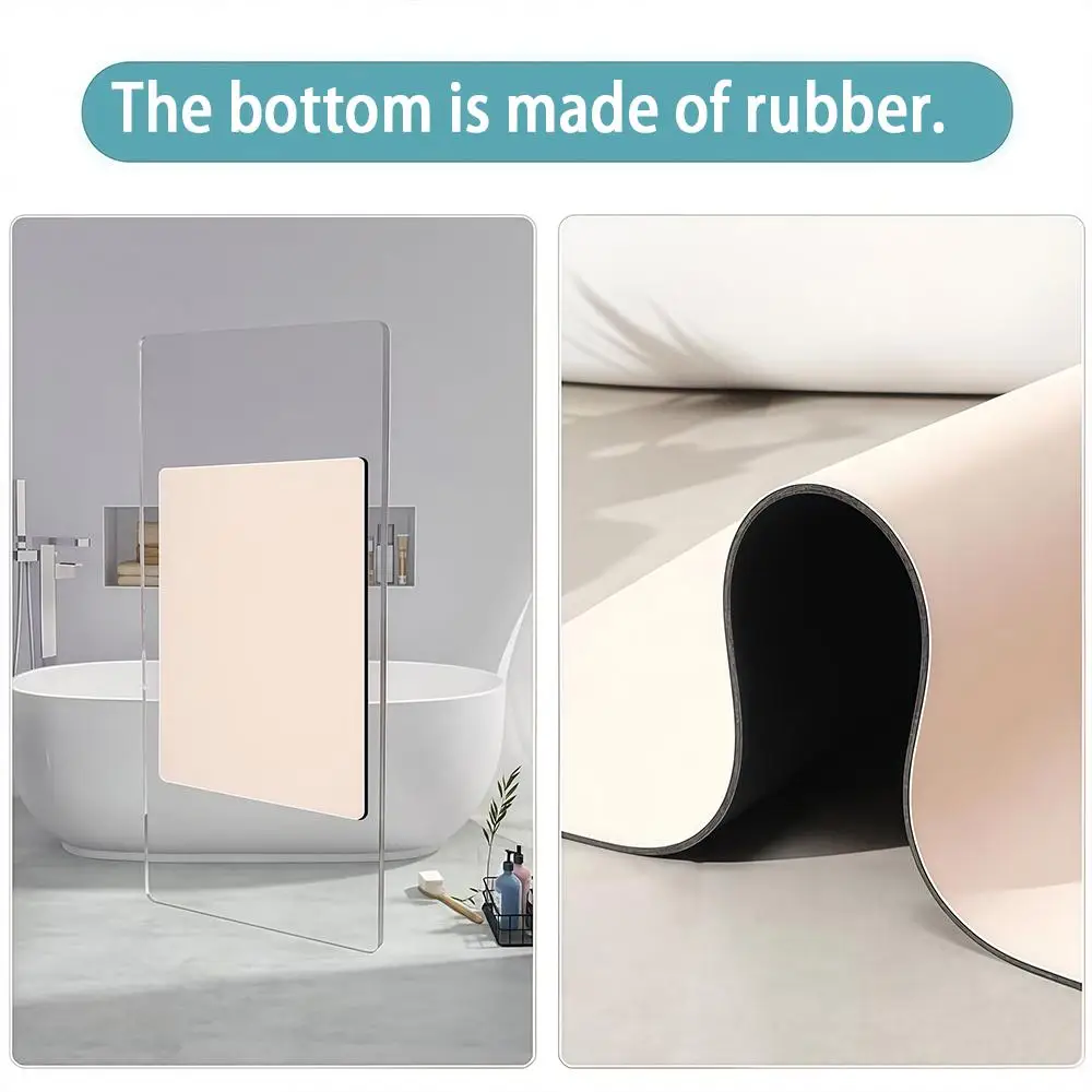 A-الممثلة إيما ستون الكلمة حصيرة لينة دياتوم الحمام ماصة الكلمة حصيرة، مرحاض الحمام، سجادة أرضية منزلية، سجادة باب C #6