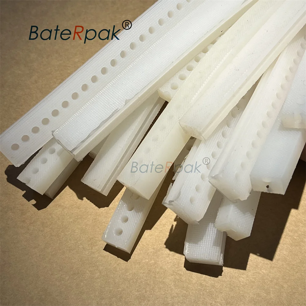 BateRpak Vacuum Sealer Silica Gel Press Bar, Bagian Mesin Penyegel Vakum, 16x16/11mm, Panjang 400/500/600mm, harga 1 pcs