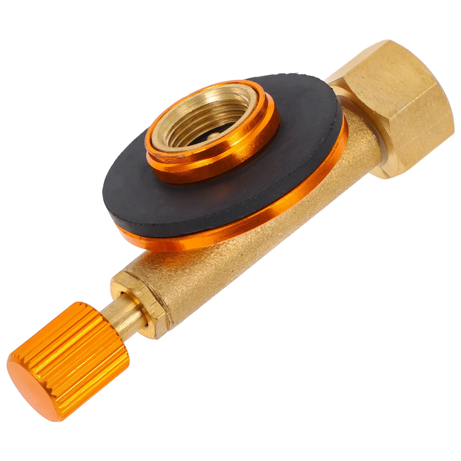 

11MM Hole Flat Gas Tank Adapter for Outdoor Stove Camping Equipment Fuel Shutoff Valve Gas Refill Adapter Canister Valve Kitchen