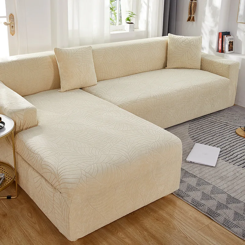 Leaf Jacquard Waterafstotende (spatwaterdichte) Sofahoes - Volledige dekking, antislip, stofdicht, hoes voor alle seizoenen - afbeelding 1