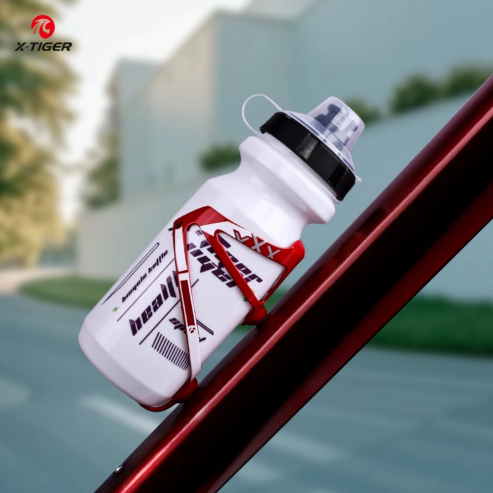 

X-TIGER Cycling Water Bottle Sports 630ml Road Extrusion-type Bike Bottle cycling water drums Portable Large-Capacity Water Cup