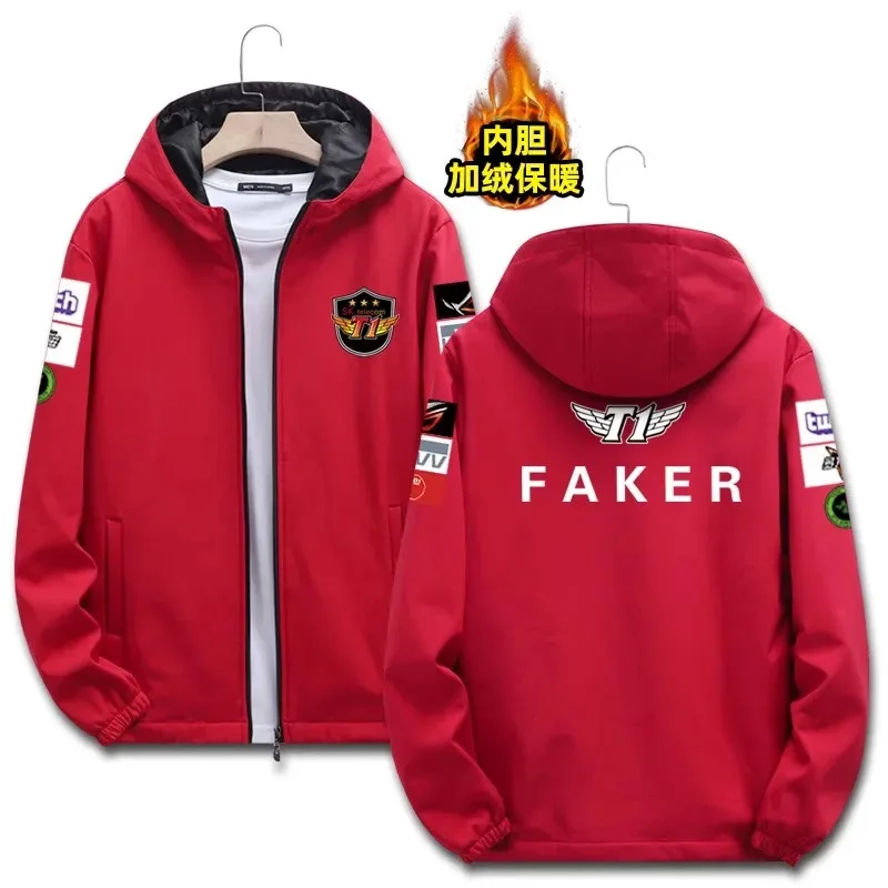 Cos-Mart juego LOL World Champion Team SKT T1 abrigo jugadores uniforme chaqueta de béisbol Faker hombres última novedad XXS-3XL tallas grandes