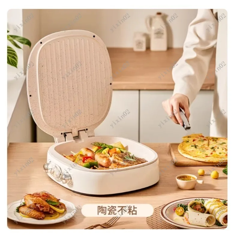 Automatic Double-Sided Heating Ceramic Non-Stick Pancake Maker Multi-Function Enlarged Deepened Household Kitchen Appliance