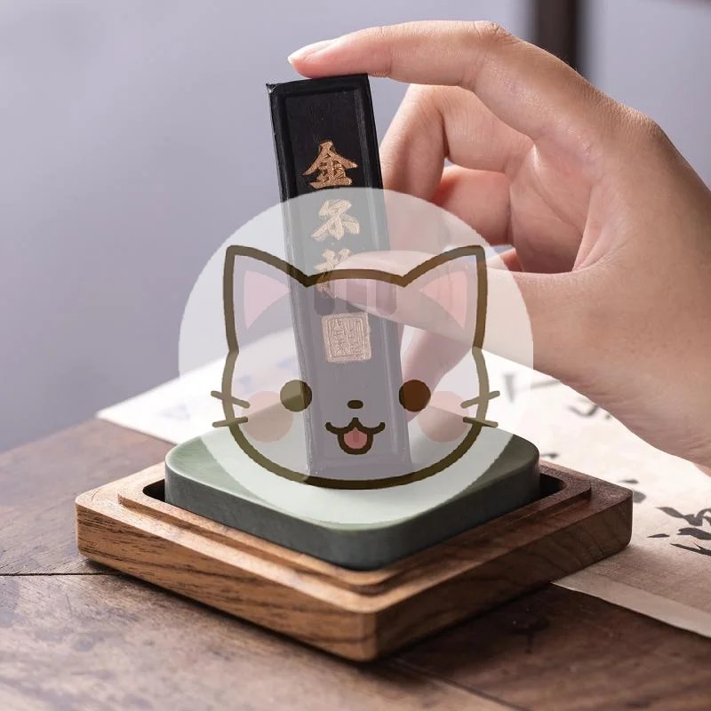 

Золотая неизменяемая чернильная палочка ручной работы для каллиграфии и живописи, для студентов, начинающих и художников, для практики измельчения чернил