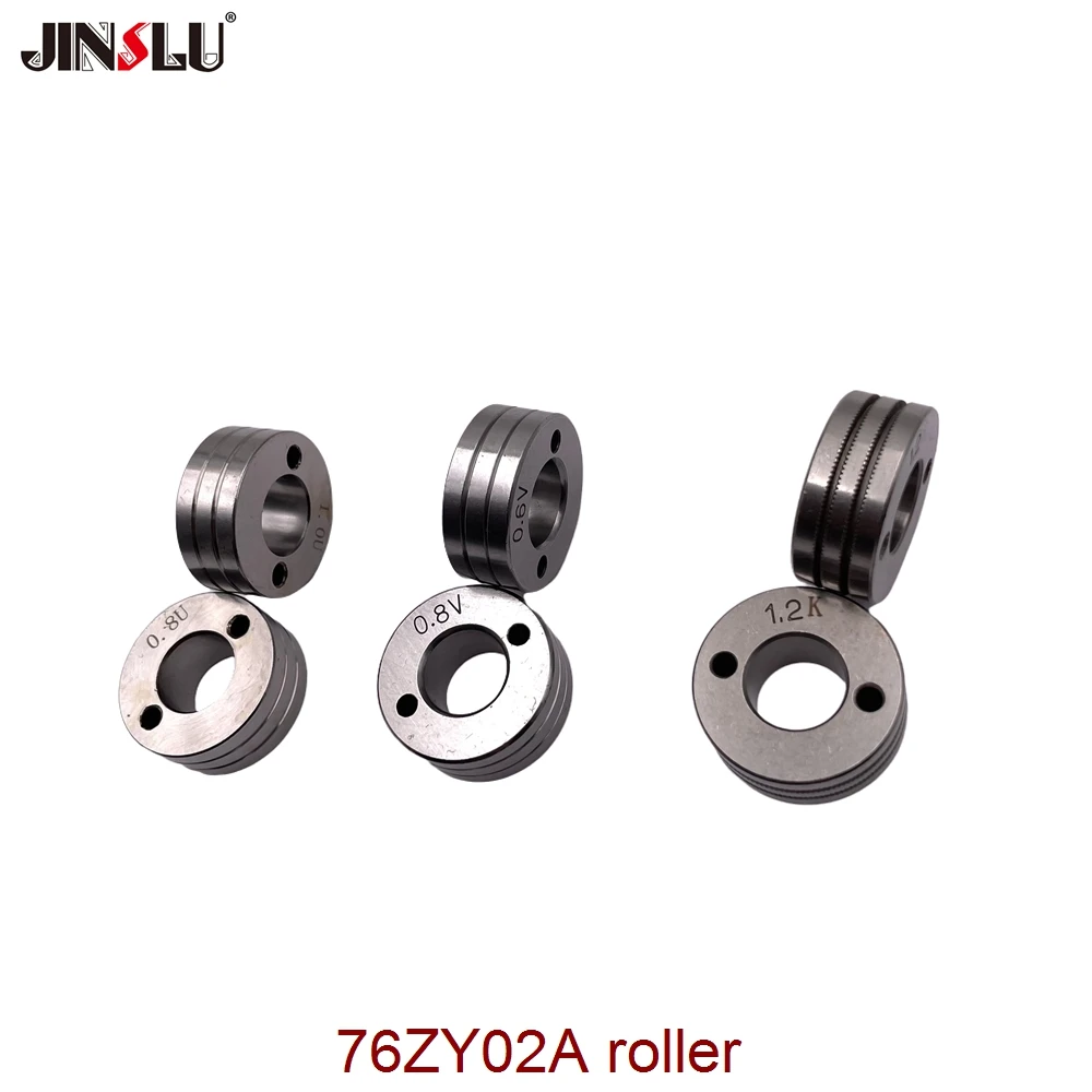 미그 와이어 피더 모터 피딩 기계용 V 그루브 롤러, 76ZY-02A, 1.0-1.2mm, 2PK