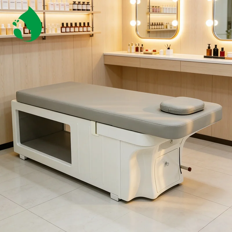 Modern Multifunctional Head Spa Shampoo Bed Freely Switched Between Shampoo Bed & Massage Bed With Water Heater