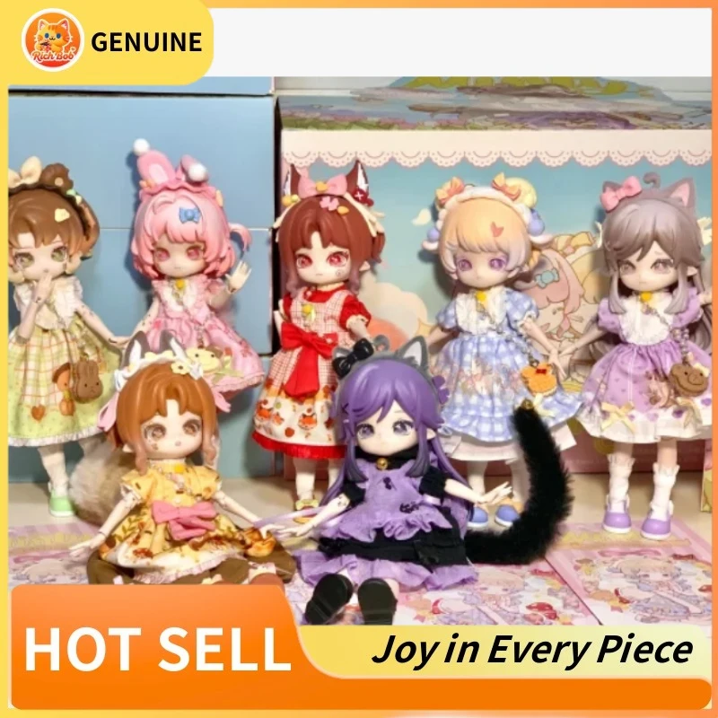 

Genuine Minty Fantasy Forest 1/12 Bjd Blind Box Exquisite Movable Doll Animal Figurine Mystery Box Trendy Surprise Model Gifts