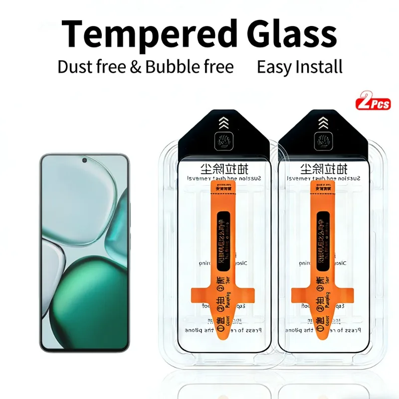 2 Stück gehärtetes Glas für ZTE Nubia Red Magic RedMagic 10 10S 11 Pro+ 10 Air 11 10S Pro Plus Displayschutzfolie One-Touch-Installation – Detail 1