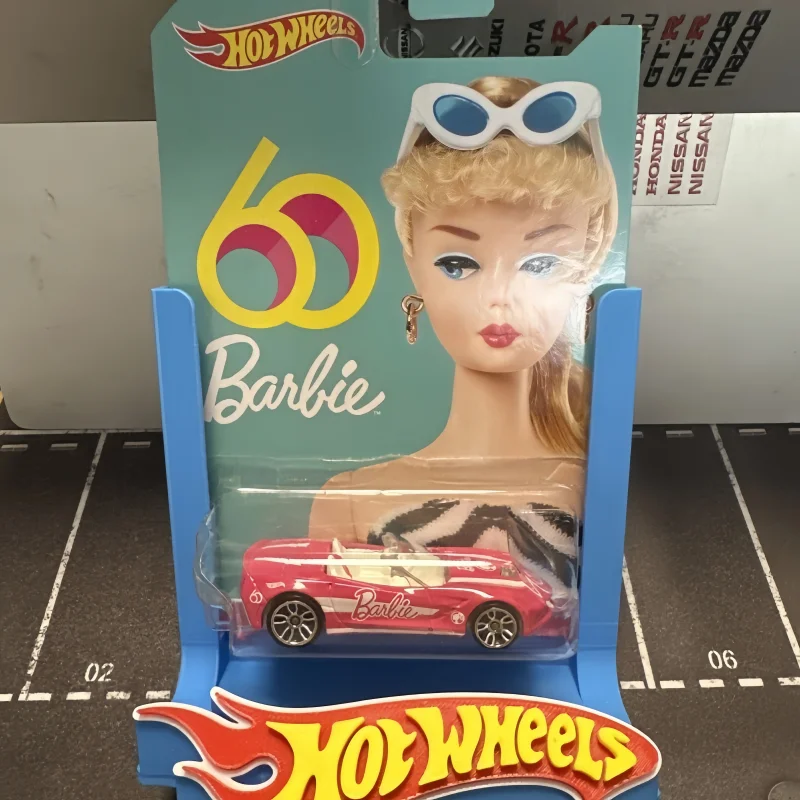 

Новая совместная брендовая высококачественная модель автомобиля из сплава Hot Wheels Barbie, игрушка-автомобиль без RTR для детей, подарок на день рождения, трековые автомобили