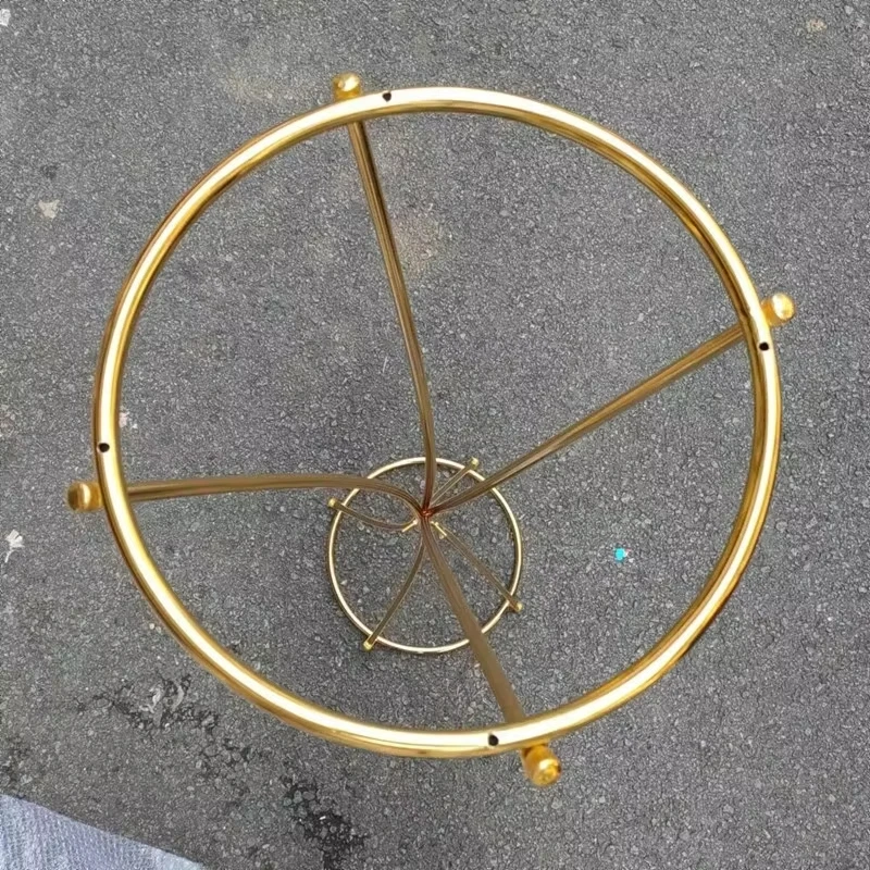 10 Stück Goldene Metall-Blumenständer für Veranstaltungen, Hochzeitsdekoration, Blumenvasen, Wegdekoration, Heimdekoration – Detail 9
