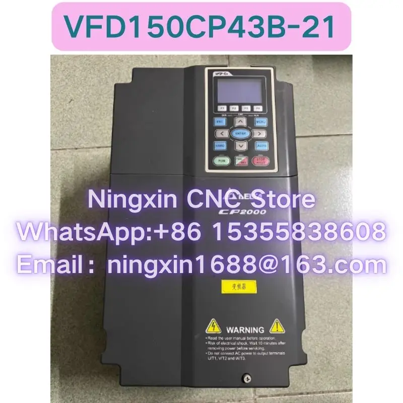 Used VFD150CP43B-21 Inverter Functional test OK Fast delivery