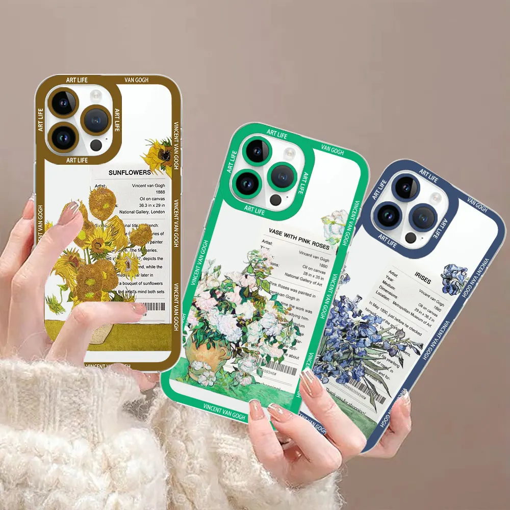 

Sunflowers Starry Sky Van Gogh Case For Infinix Note 30 30I 12 12G96 11 10 VIP Smart 7 6 5 4 Tecno Pova 4 3 2 Camon 20 19 Cover