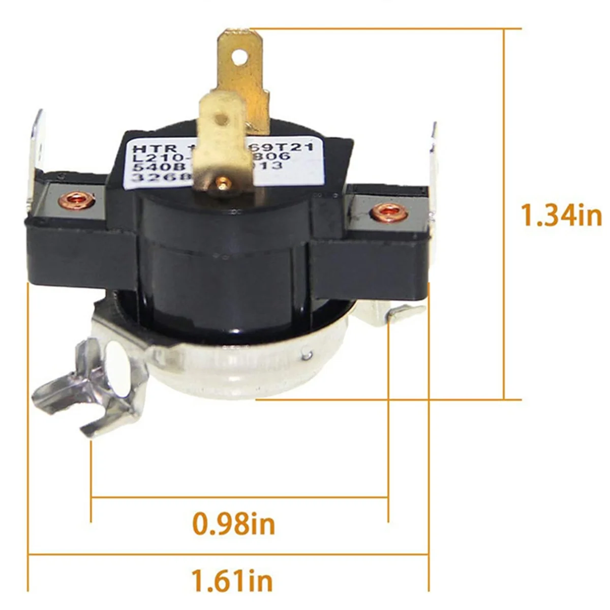 

AA25 Dryer Cycling 4 Wire Thermostat WE4M181 AP2044414 Fit for Replaces Part