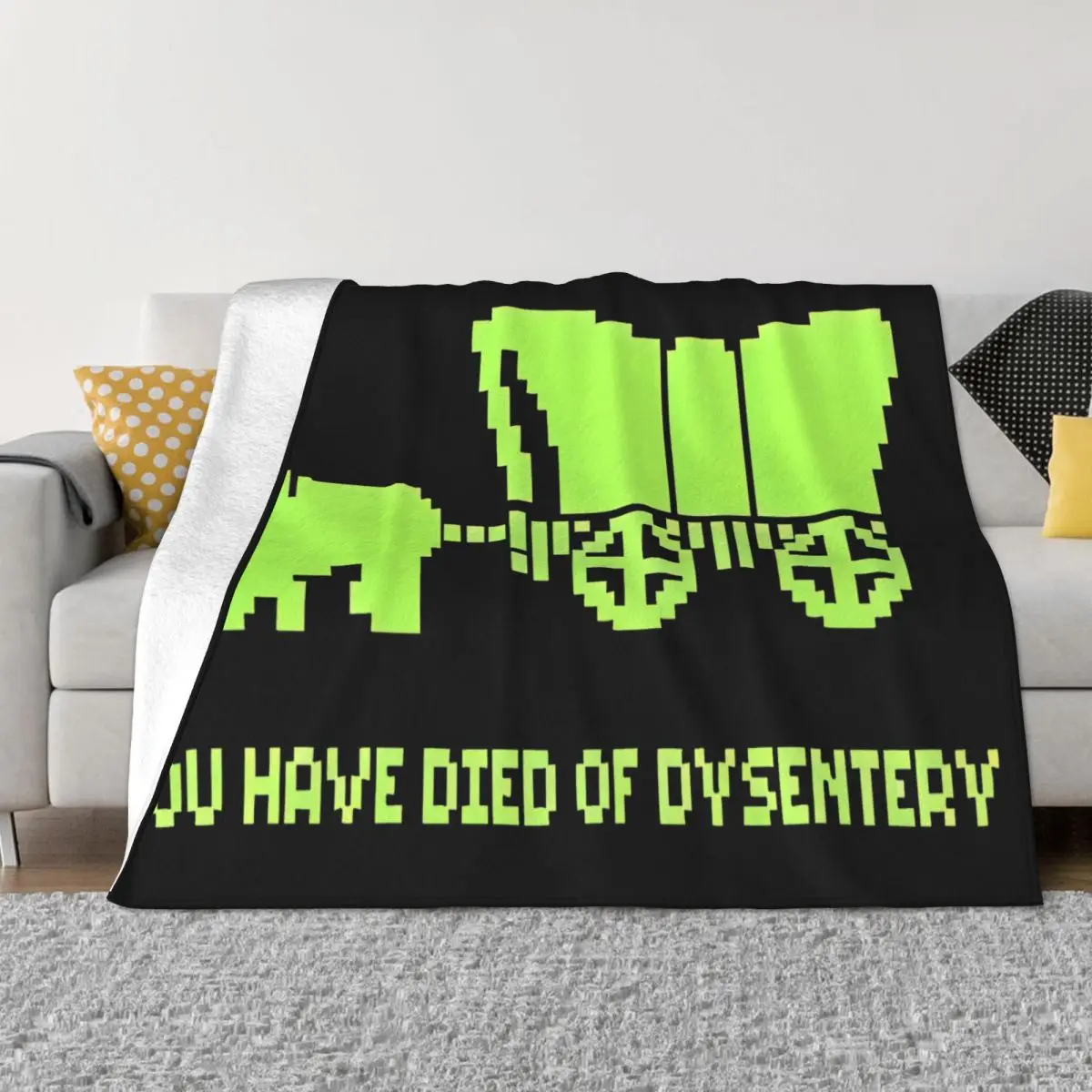 You Have Died Of Dysentery Plush Blankets Winter Blankets Blankets And Throws Throw Blanket