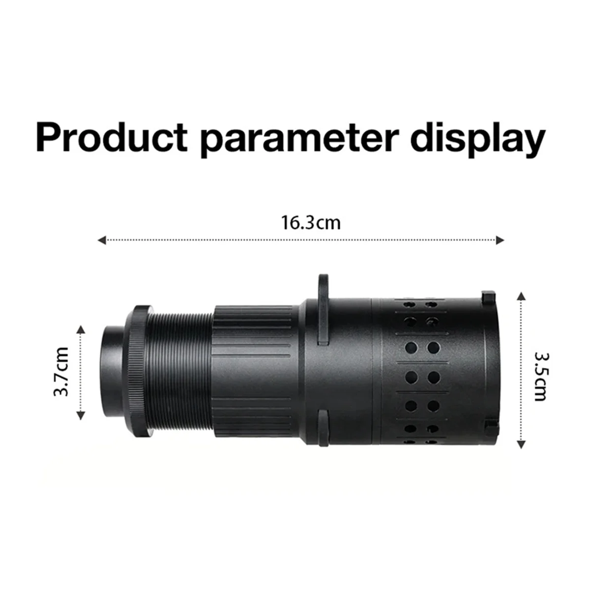 BFYLV850 Mini Bowens Mount Photography Spotlight Plug-in Condenser Optical Focusing Projection for Ulanzi 40W Pro Light