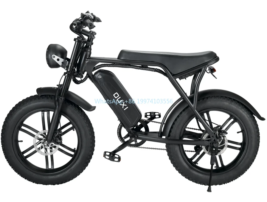 Authentic  V8 fatbike 250W 20Inch*4.0 electric city bike eu warehouse 7 speed fat tire electric bicycle