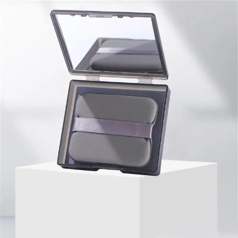 100 pezzi di carta assorbente per olio facciale al carbone di bambù con specchio e soffio per trucco kit di strumenti per il controllo dell'olio per la cura rinfrescante del viso portatile