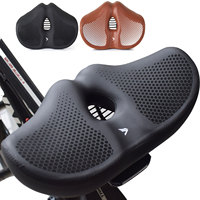 Bike Seat Cushion for Men Women - Extra Padding Comfort Wide Bicycle Seat Oversized Comfortable Saddle Peloton Bikes Exercise