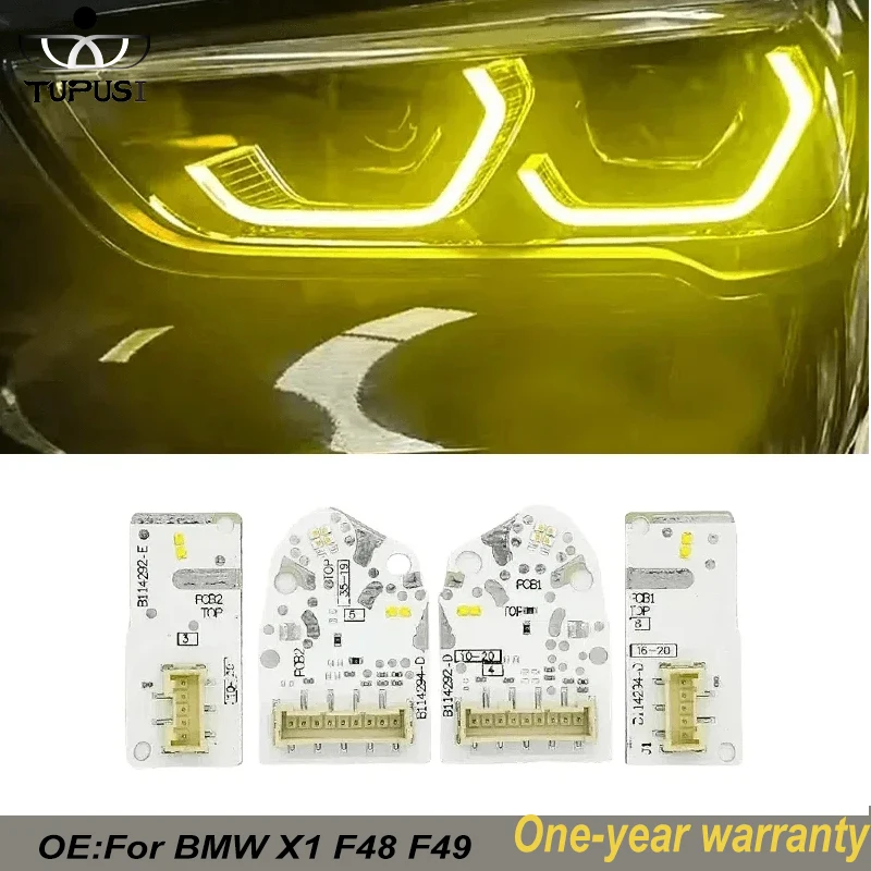 

4PCS Yellow For 2020-2022 BMW X1 X2 F48 F49 F39 LED Angel Eye Chip DRL Module 63119477821 63119477822 63119477835 63119477836