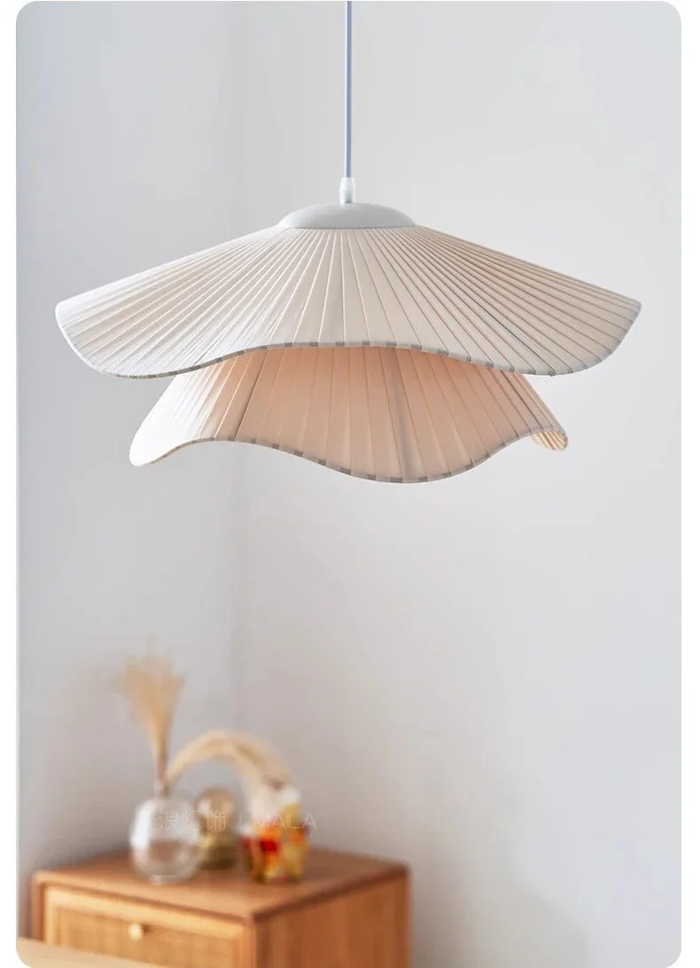 Minimalism Nordic Fabric Shades E27 Chandelier