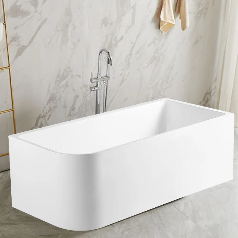

Amazon Modern Simple Home Acrylic Bathtub B & B Free Installation Freestanding Adult Bath Bath