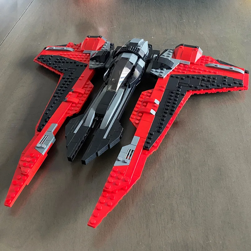 Filmes Clássicos Space Fighter Building Blocks Kit, Gauntlet de Darth Maul, TIE Guard, Starfighter Modelo, DIY Brinquedos para Crianças Presente, MOC-32053