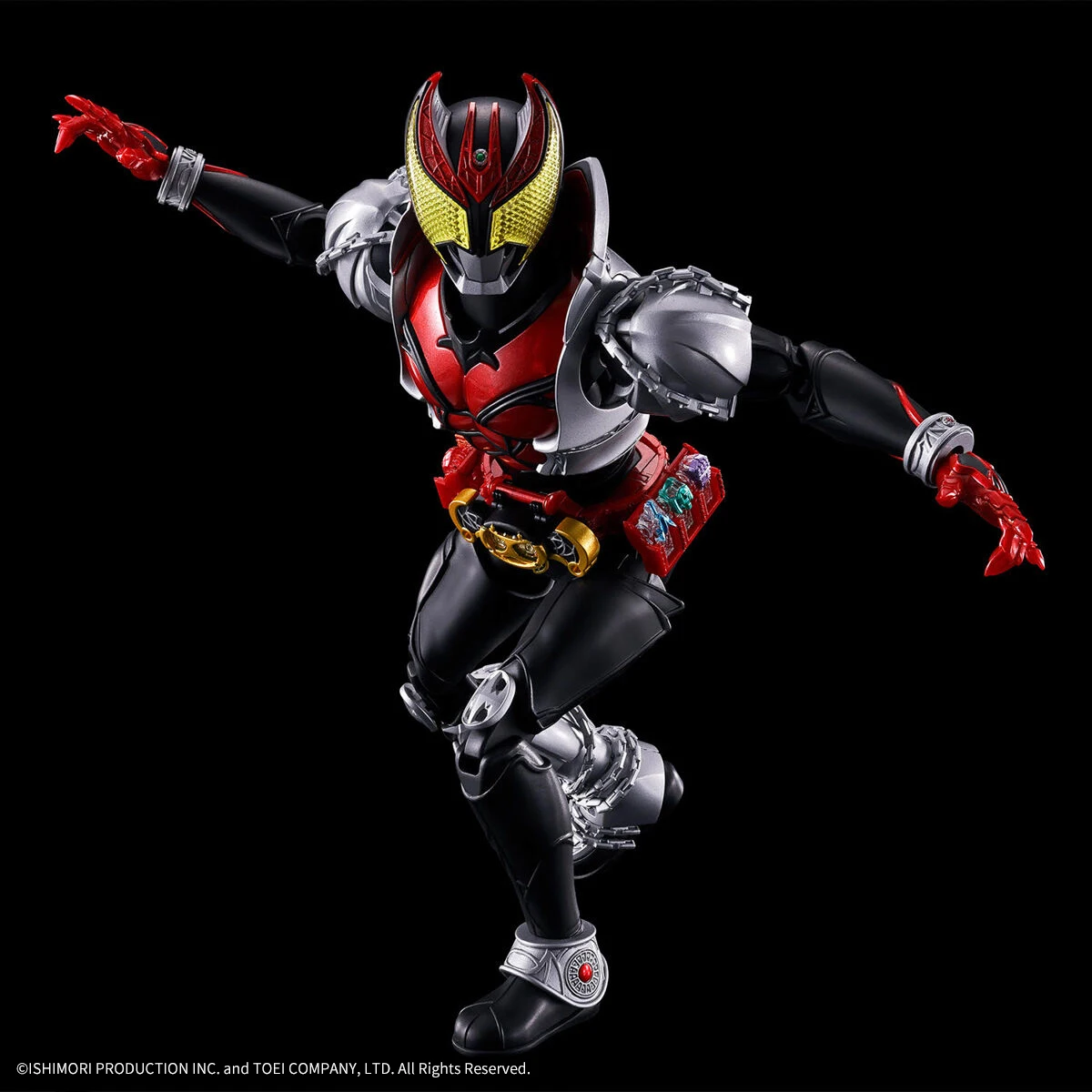 Stock Bandai oryginalny cyfrowy wzrost standardowy Masked Kamen Rider KIVA model stawy ruchome anime figurka zabawka prezenty dla dzieci